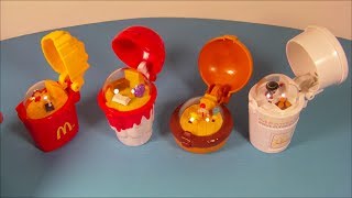 2008 McDONALDS TRANSFORMERS ANIMATED SET OF 6 FAST FOOD TOY REVIEW [upl. by Hsreh]