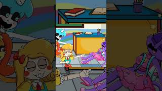 RICH Craftycorn x POOR Catnap Poppy Playtime Animation shorts poppyplaytimechapter catnap [upl. by Oinigih]