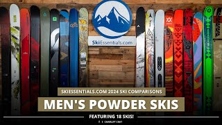 2024 Mens Powder Ski 114 132 mm Comparison with SkiEssentialscom [upl. by Adolfo]