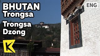 【K】Bhutan TravelTrongsa부탄 여행트롱사부탄왕국 트롱사 성Trongsa DzongFortressGarudaSeven Years in Tibet [upl. by Aidole]