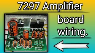 TDA 7297 amplifier board full wiring  Hindi [upl. by Orthman]