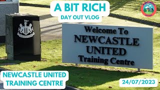 DAY OUT VLOG  NEWCASTLE UNITED TRAINING GROUND  24072023 [upl. by Yuji]