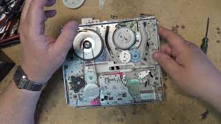 Sony VHS mechanism Mechanical Repair [upl. by Davidde]