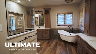 Ultimate Master Bathroom Suite  Booher Remodeling Company [upl. by Anayrb]