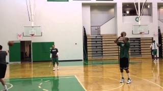 Paul Pierce puts on a midrange shooting clinic before Celti [upl. by Karlyn]