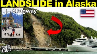 SHIP LIFE Nature Comes Crashing Down  FULL TOUR Town of Skagway  Cruise Ship Adventures [upl. by Cutcliffe245]