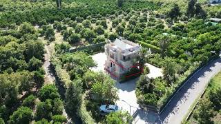 AP2885  Kreta  Chania  Episkopi  Haus mit 2 Wohnungen BioObstplantage  Bergblick zum Verkauf [upl. by Atillertse816]