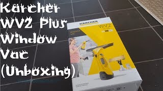 Kärcher WV2 Plus Window Vac Unboxing [upl. by Ecirtap]