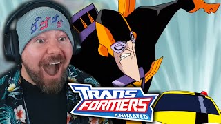 BUMBLEBEE HAS THE NEED FOR SPEED FIRST TIME WATCHING  Transformers Animated Episode 8 REACTION [upl. by Goddard]