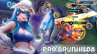 Brunhilda Dragon Lane Pro Gameplay  New Best Build  Arena of Valor Liên Quân mobile CoT [upl. by Metah]