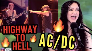 FIRST TIME watching ACDC  Highway to Hell LIVE  Opera Singer Reacts [upl. by Enirak562]