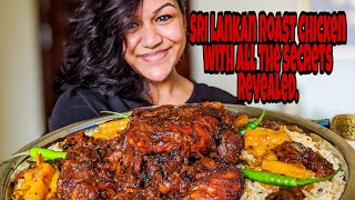 Authentic Sri lankan Roast Chicken with all the Secrets First Time on Youtube Muslim Wedding food [upl. by Eirot]