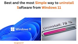 Best way to uninstall software from Windows 11  Windows 10 computers  Appwizcpl  programampFeature [upl. by Hait]