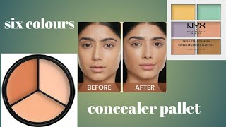 Super affordable full coverage concealer palette 💕👌  Shefashion200 [upl. by Enia397]