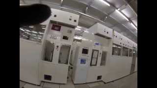 Nishiwaki wafer fab tour part 25  wet etching department [upl. by Ateiluj]