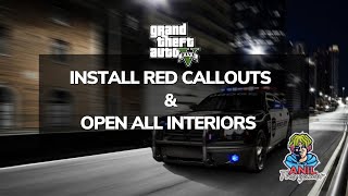 How To Install Red Callouts amp open all Interiors  GTA 5 Hindi mod tutorials anilthegamer [upl. by Airamak]