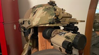 PVS14 Night Vision Helmet Setup [upl. by Alvar]