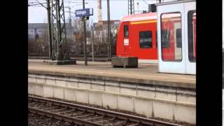 Böblingen  SBahn Stuttgart mit ET 420 ET 423 ET 430  ET 425  IC  DB 181 sowie DB 101 uvm [upl. by Tomas489]