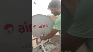 Freedish DTH Installation 📡 setup subscribe electronic electrical viralvideo [upl. by Bertila245]