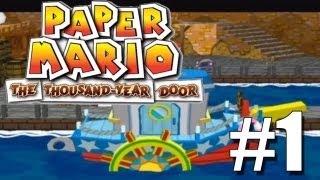 Lets Play Paper Mario TTYD Blind 1 PROLOGUE [upl. by Znarf536]