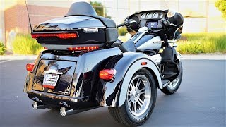 2019 HarleyDavidson TriGlide Ultra FLHTCUTG │ Review and Test Ride [upl. by Yelloh613]