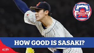 Just how good is Roki Sasaki  PHLY Phillies Podcast [upl. by Melvina]