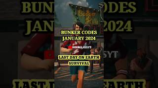 Ldoe Bunker Codes January 2024 ldoe shorts lastdayonearth [upl. by Leffen]