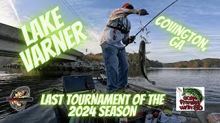 Lake Varner  LAST TOURNAMENT OF THE 2024 SEASON [upl. by Engamrahc]