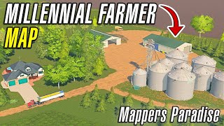 MN MILLENNIAL FARMER MAP  First Look  Farming Simulator 2019 [upl. by Enahs]