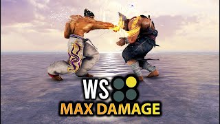 Kazuya WS2 Combos  Max Damage [upl. by Bourque]