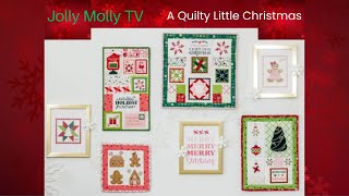 A Quilty Little Christmas Tutorial 1 Machine Embroidery Sewalong Kimberbell [upl. by Ericksen]