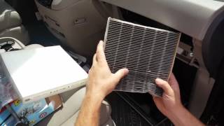 HOW TO REPLACE CABIN AIR FILTER ON A 20112016 HONDA ODYSSEY IN 5 MIN OR LESS IN DETAILS [upl. by Ahsinad]