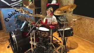 Slipknot  The Chapel Town Rag  Isolated Drums clip Age 7 🥁 [upl. by Darraj]