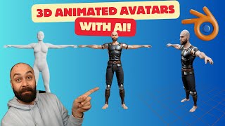 Create Your Own 3D Avatar with AI amp Blender  Easy Tutorial for Beginners [upl. by Ahab]