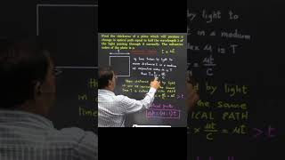 HC Verma  Chap  17  Q  12 1Light Waves Wave Optics Vivek Phalke PHYSICS [upl. by Ynaffets]