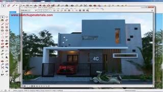 vray sketchup exterior vray 20 for sketchup [upl. by Apicella]