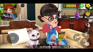 Nick amp Tani  Funny Story Miss T  Tani and Cat  Funny Gameplay Angry Tani Prank [upl. by Edsel]