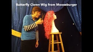 How to Cut a Long Curly Clown Wig at Mooseburgers [upl. by Aihsekram299]