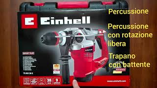 Recensione e Test Trapano Demolitore Tassellatore EINHELL TERH 38 E [upl. by Nerual786]