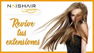 Cómo reparar extensiones maltratadas de cabello humano [upl. by Noryd]