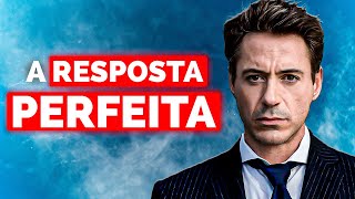 Como IMPOR RESPEITO Sem Ser UM BABACA  Robert Downey Jr [upl. by Wiley]