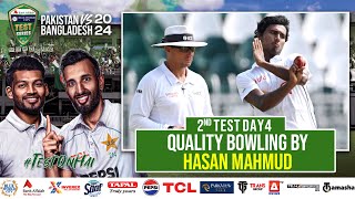 Quality Bowling By Hasan Mahmood  Pakistan vs Bangladesh  2nd Test Day 4  PCB  M1X1U [upl. by Annaid]