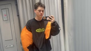 trying on the heron preston x hampm H2 Collection [upl. by Alaekim645]