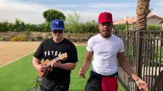 Chance The Rapper Vibin With Einer Bankz At Coachella [upl. by Banwell188]