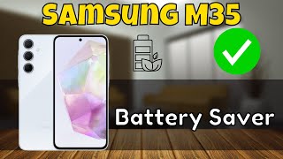 Samsung Battery Drain Problem  Battery Saver Samsung Galaxy M35 SMM356B [upl. by Arednaxela823]