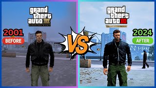 GTA 3 Original vs GTA 3 Definitive Edition Direct Comparison [upl. by Itram]