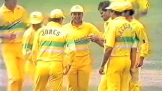 FIRST FINAL 1990 Australia v Pakistan  MCG Benson amp Hedges World Series Cup Cricket [upl. by Cookie]