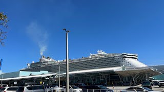 Oasis of the Seas Thanksgiving Cruise Day 1 [upl. by Vanya]