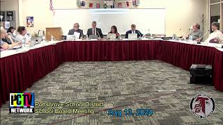 Pottsgrove School Board Meeting August 13th 2024 [upl. by Naliorf]