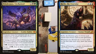 Polukranos VS Rielle  MTG EDH Duel Commander [upl. by Yeorgi227]